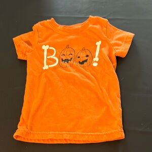 Cat & Jack Orange Halloween Tee